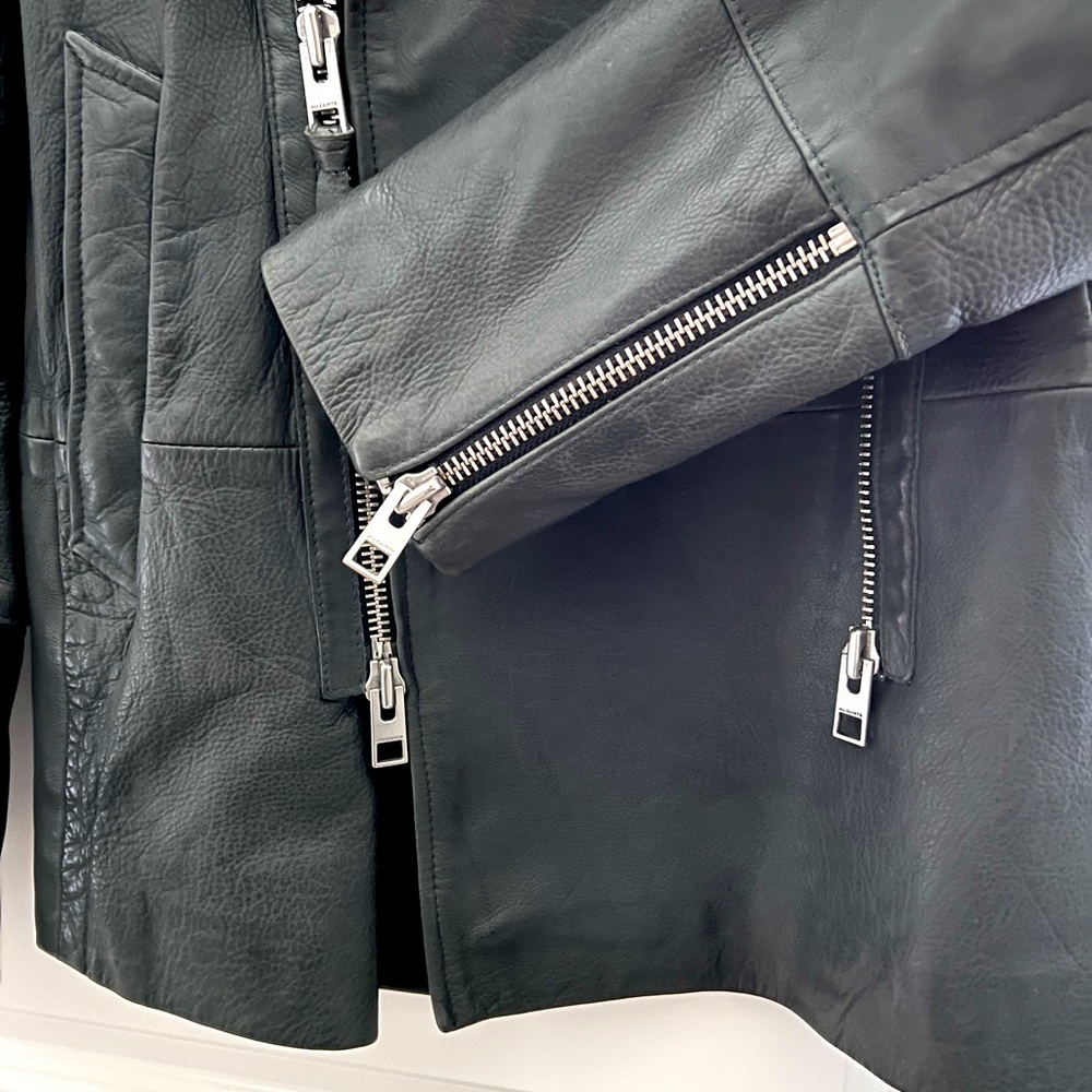 Leather coat for man
